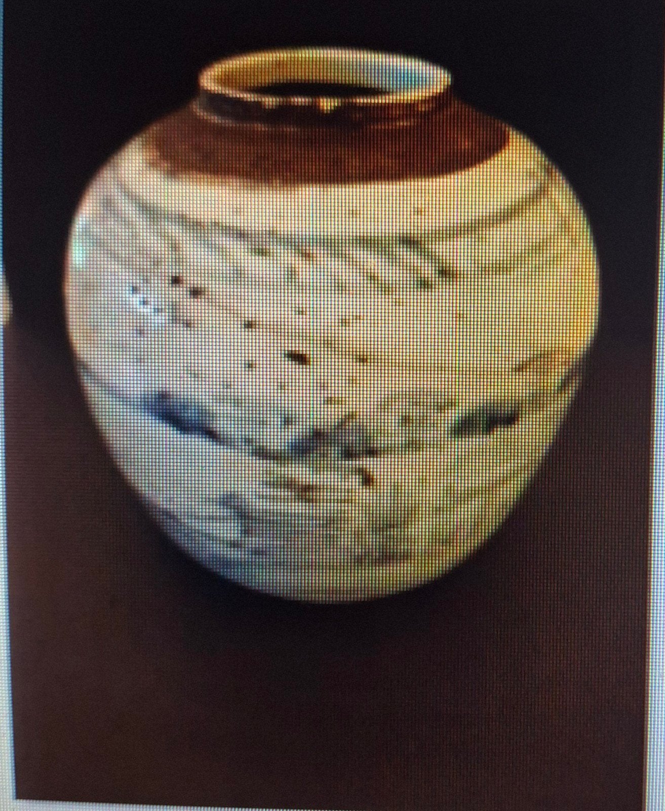 Antieke Chinese gemberpot met blauw-wit decor, Ophalen of Verzenden