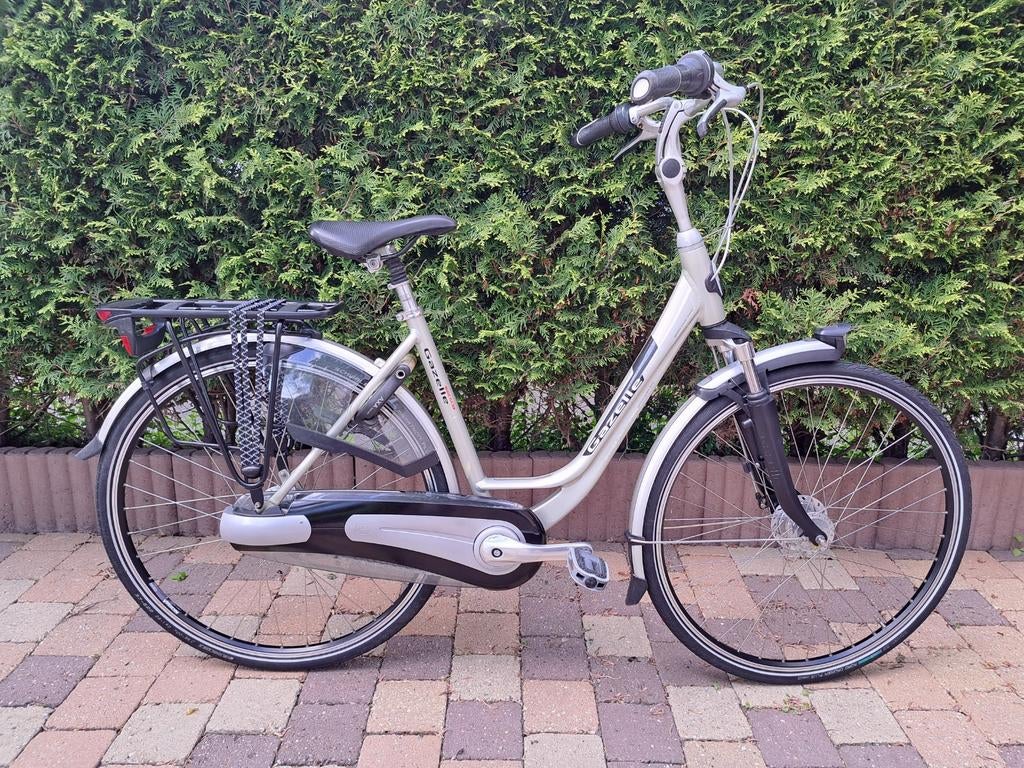 Gazelle Orange frame 49 cm, Fietsen en Brommers, Fietsen | Dames | Damesfietsen, Ophalen, 47 tot 50 cm, Versnellingen, Zo goed als nieuw