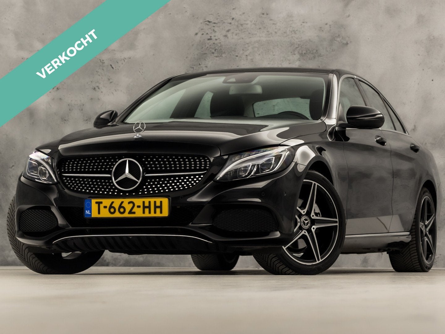 Mercedes-Benz C-Klasse 200 AMG Sport 184Pk Automaat (GROOT N, Auto's, Mercedes-Benz, Bedrijf, Te koop, C-Klasse, ABS, Airbags