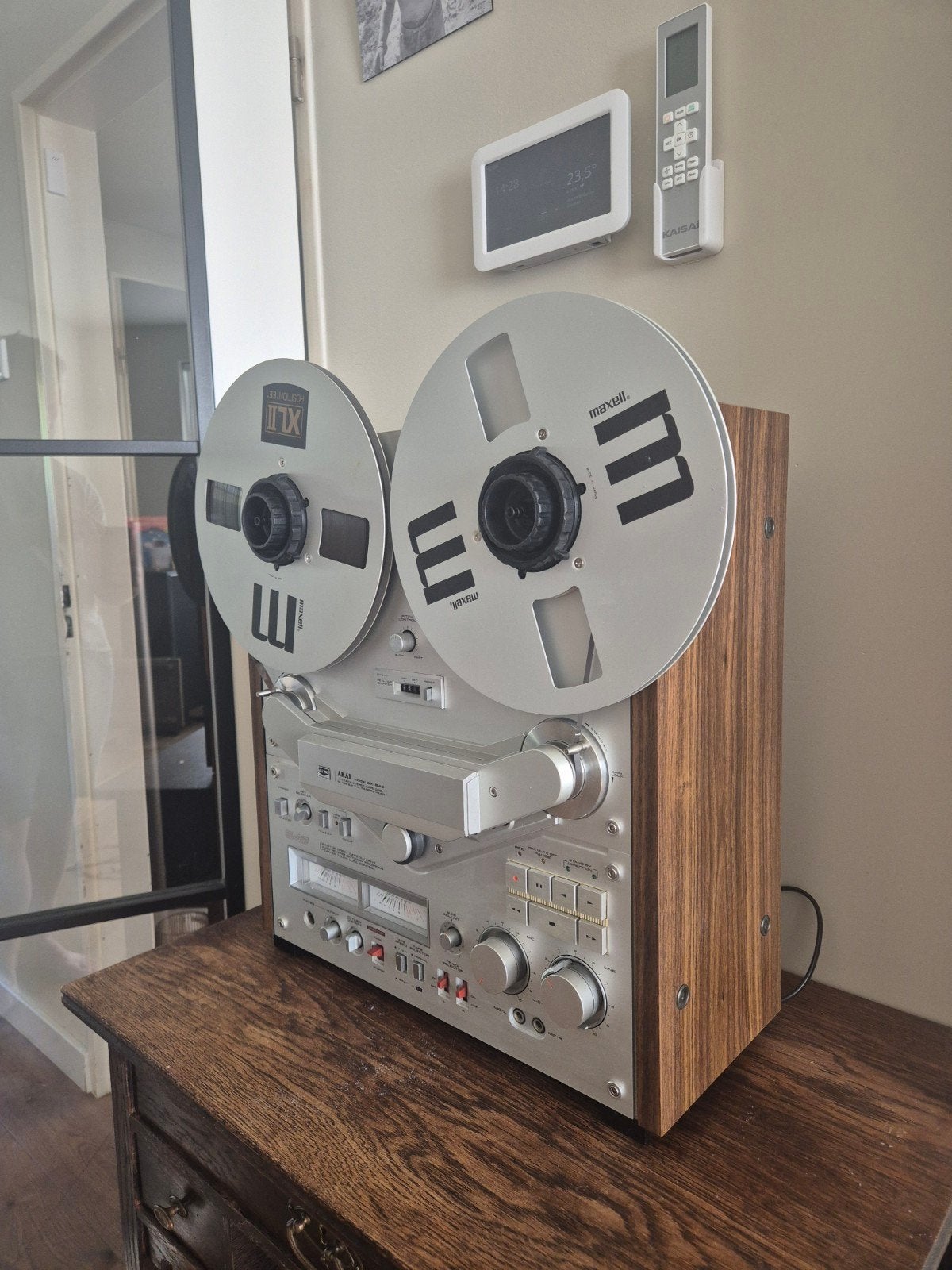 Akai GX-646 High-End Bandrecorder auto reverse Volledig Gere, Ophalen of Verzenden, Bandrecorder, Met banden