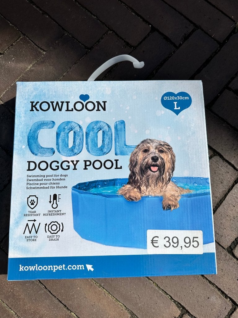 Nieuw hondenzwembad L 120x30cm NU € 25,-, Cool Doggy Pool, Nieuw, Ophalen of Verzenden, Nvt