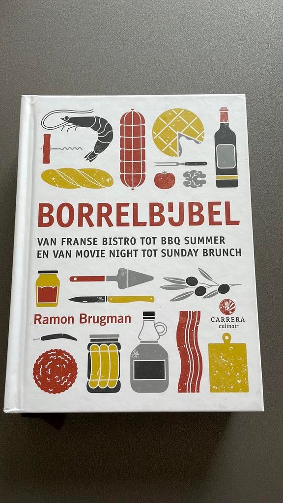 Borrelbijbel, Boeken, Ophalen of Verzenden, Zo goed als nieuw, Tapas, Hapjes en Dim Sum
