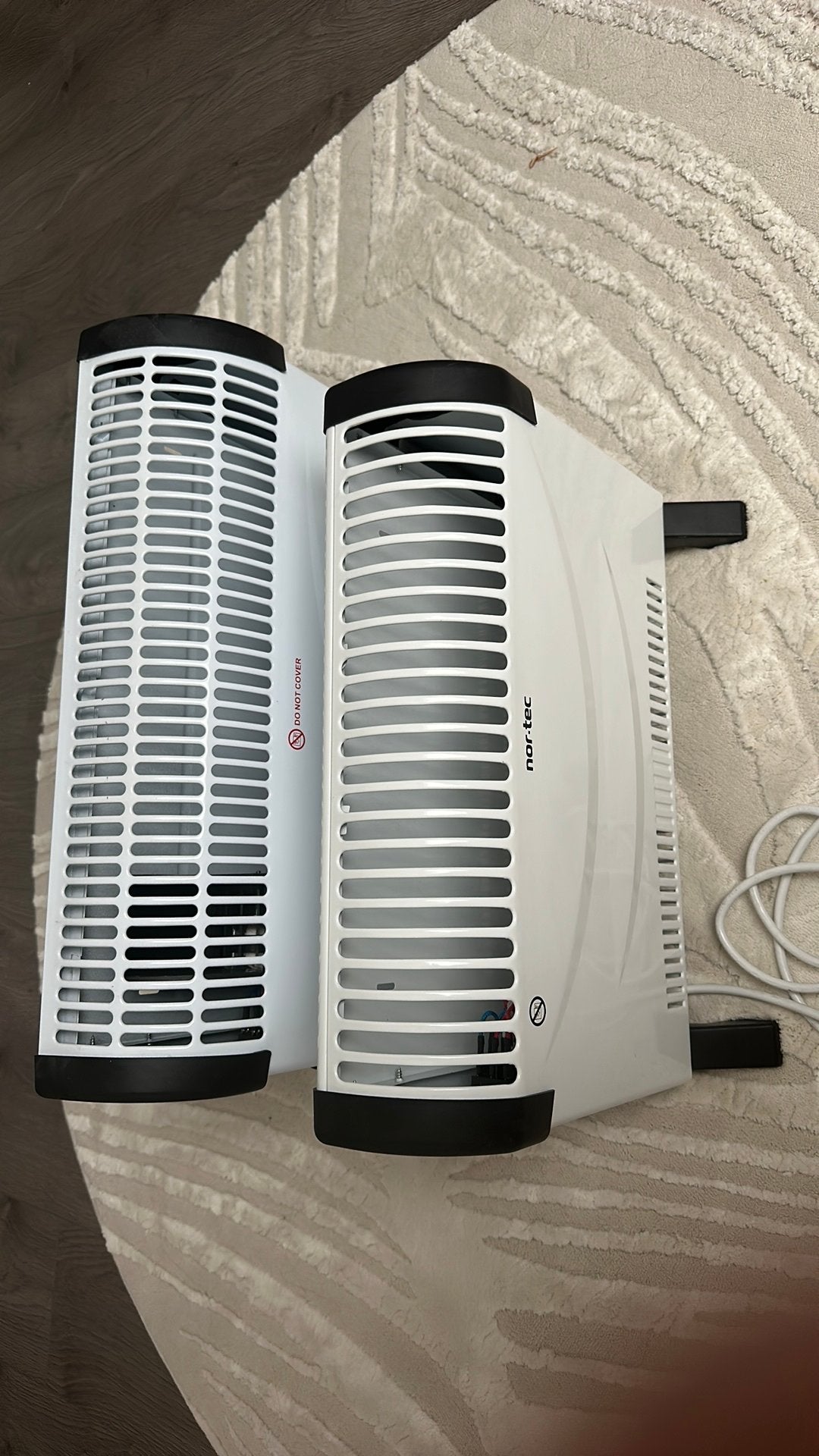 Nor-Tec Convector Kachel 2000W - Zo goed als nieuw, 30 tot 80 cm, Kachel, Ophalen of Verzenden, Zo goed als nieuw