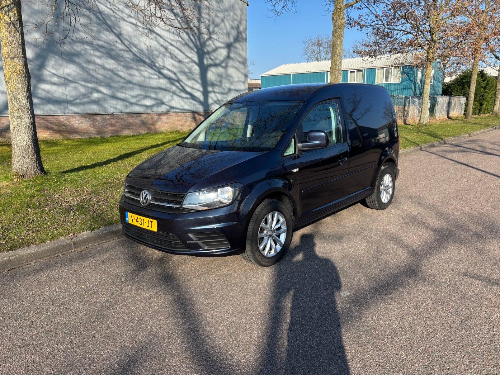Volkswagen Caddy 81KW 2017 Blauw, Euro 6, 4 cilinders, CNG (Aardgas), Origineel Nederlands
