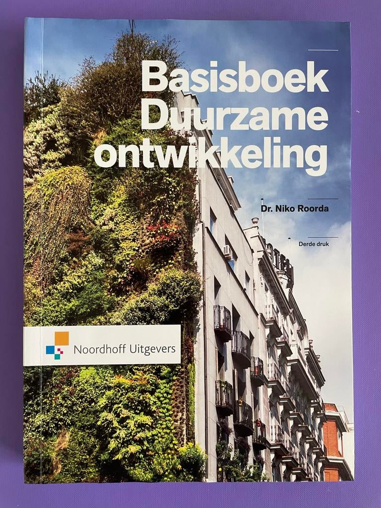Basisboek Duurzame ontwikkeling - Dr. Niko Roorda, Ophalen of Verzenden, Gamma, Gelezen, HBO