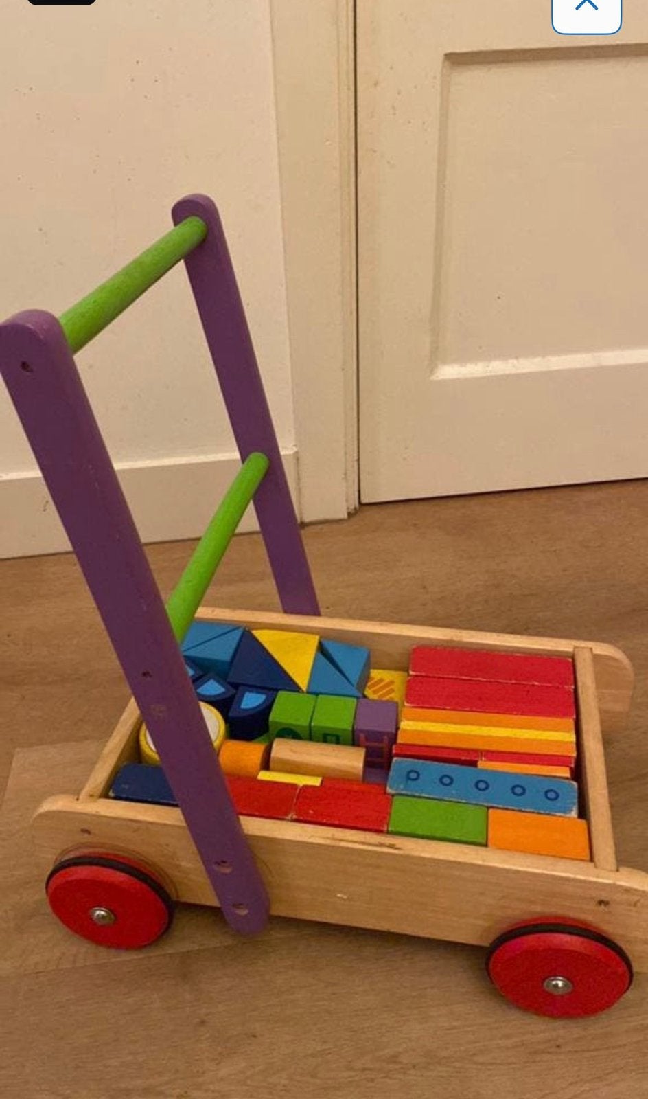 Blokken duwwagen I’m Toy de Luxe zeer goed, Ophalen of Verzenden, Zo goed als nieuw