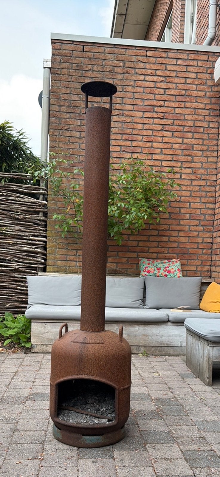 Terras kachel, Ophalen, Zo goed als nieuw