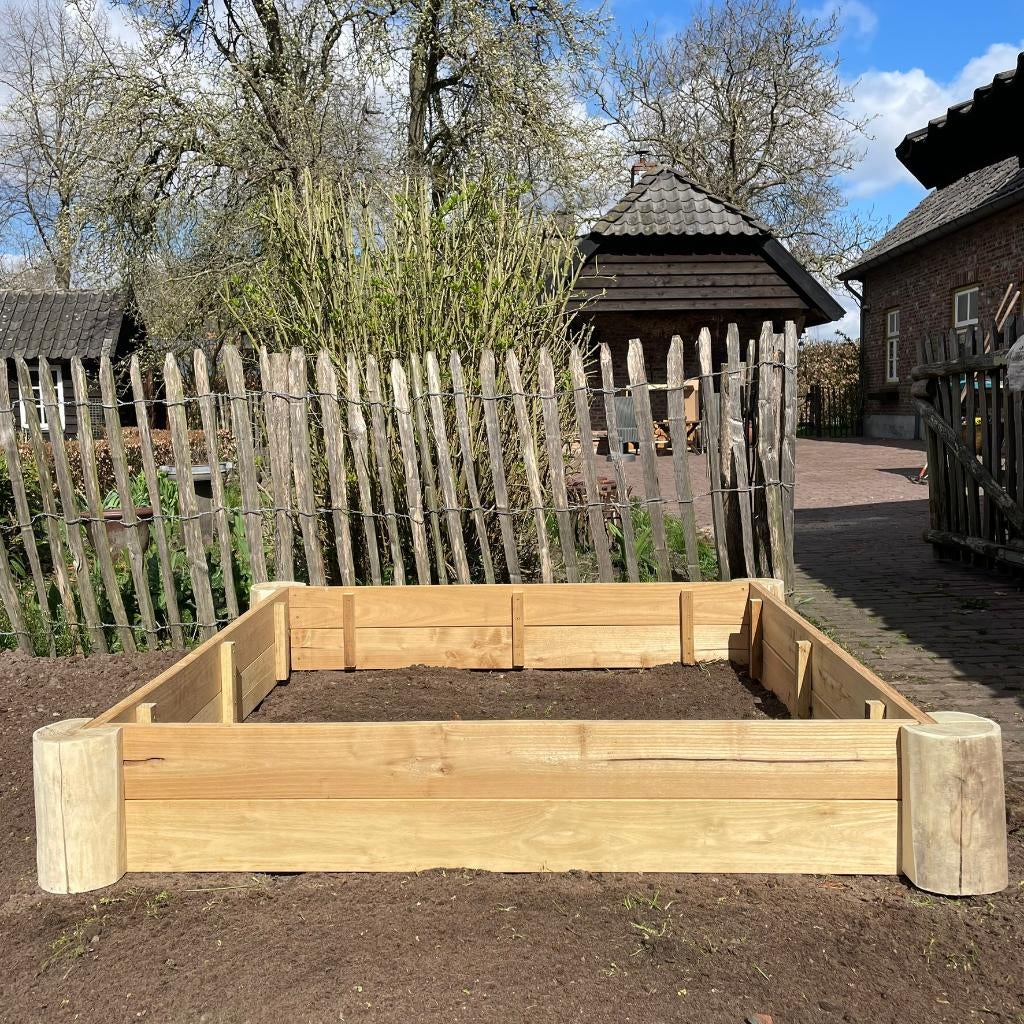 Duurzame Moestuinbak Robinia Hout – 25 Jaar Mee! bestel nu, Minder dan 30 cm, 100 cm of meer, Nieuw, Ophalen of Verzenden