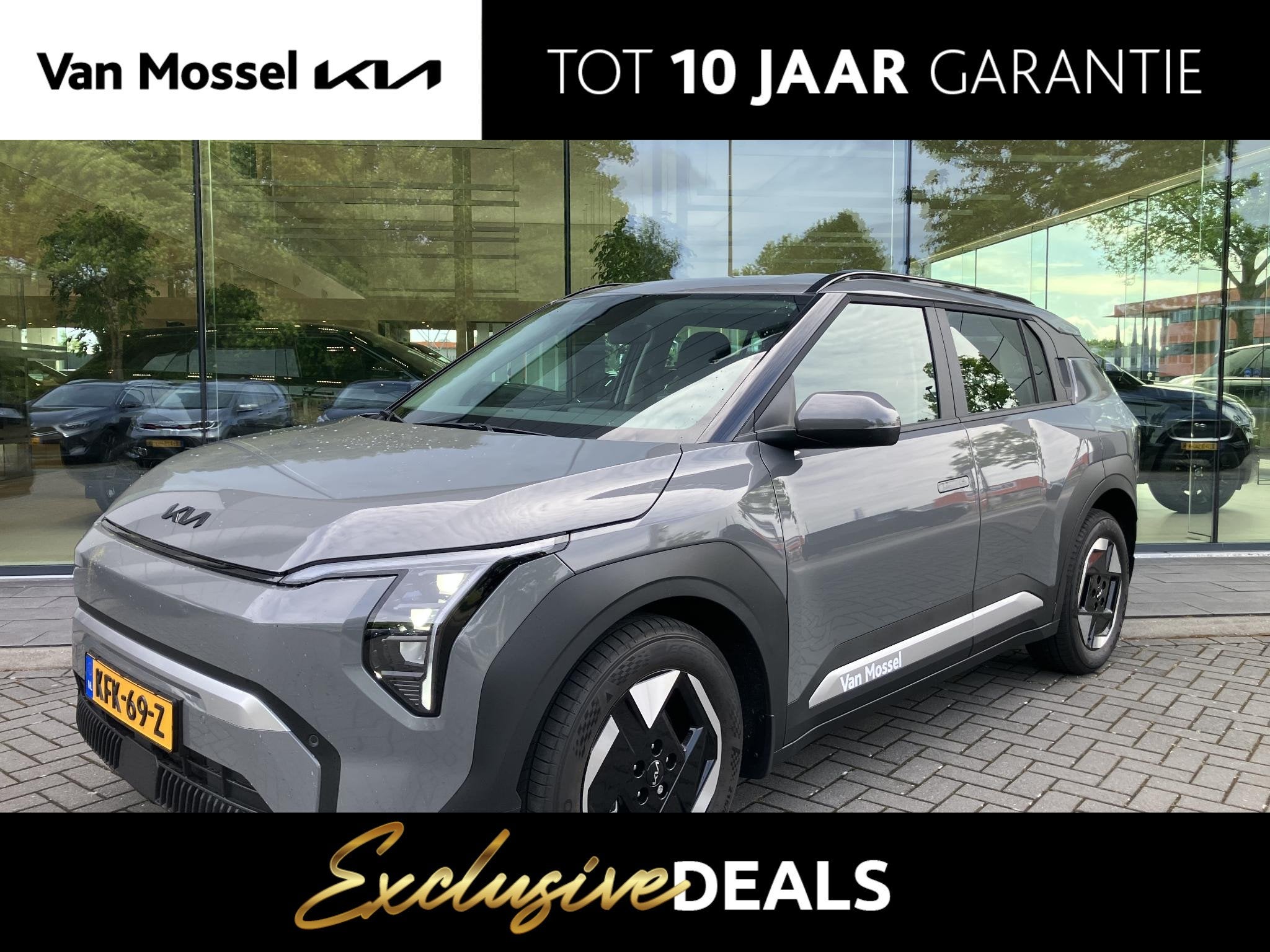 Kia EV3 Air 81.4 kWh | DEMO | ZWARTE LOGO'S |, Auto's, Stof, 510 min, Origineel Nederlands, 204 pk