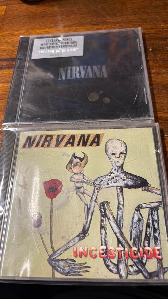 Nirvana cd Incesticide en cd Nirvana remastered, Ophalen of Verzenden, Gebruikt
