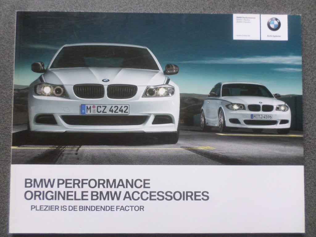 BMW M Performance 2011 Brochure voor Serie 3, Ophalen of Verzenden, Zo goed als nieuw, BMW