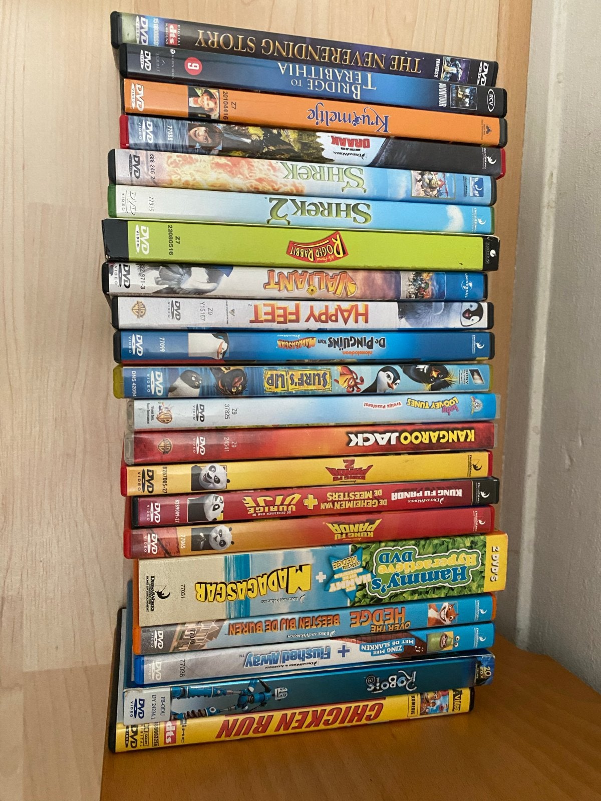 Grote collectie kinder- en familiefilms op DVD, Gebruikt, Animatie, Verzenden, Alle leeftijden