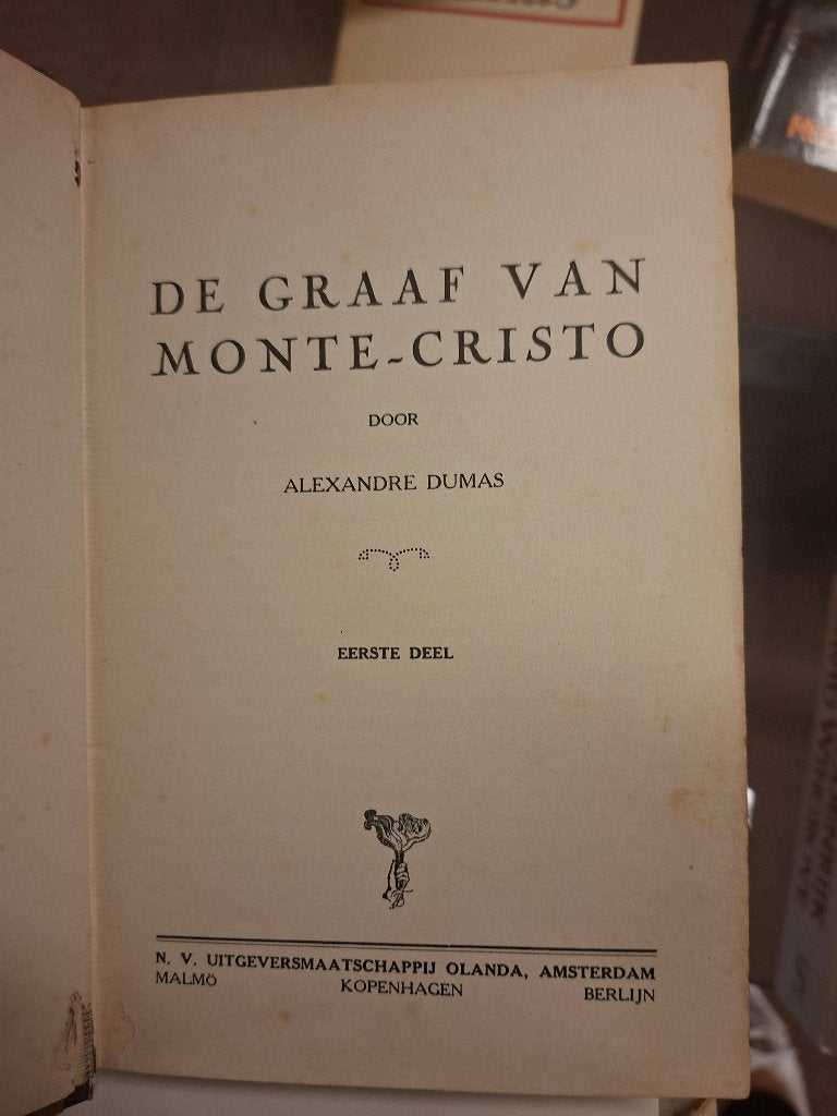Boek: de graaf van Monte-Cristo deel 1 tm 5, Boeken, Ophalen of Verzenden, Gelezen, Alexandre Dumas