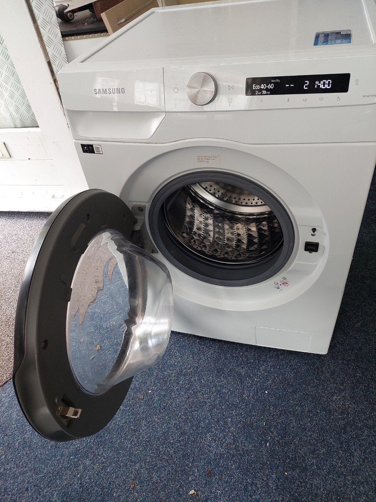 Mooi Samsung wasmachine 8 kg in Zeer nette staat, Ophalen