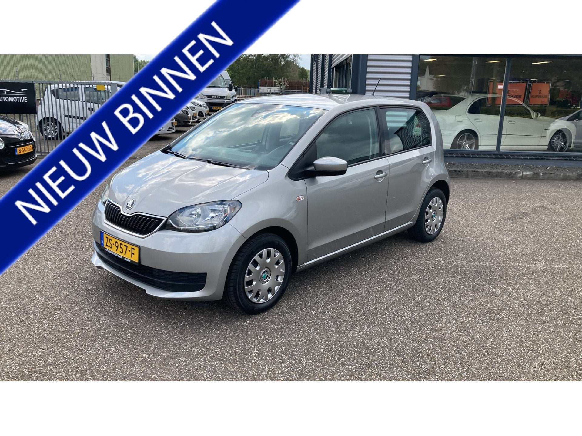 Skoda Citigo 1.0 GreenTec Ambition | 2019 | 146.000 KM | Air, Auto's, Stof, Gebruikt, 60 pk, Origineel Nederlands