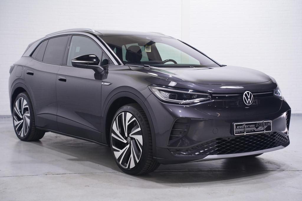 Volkswagen ID.4 First Max 77 kWh 1e Eig. NAP Panodak Leder M, Achterwielaandrijving, Gebruikt, Leder en Stof, Origineel Nederlands