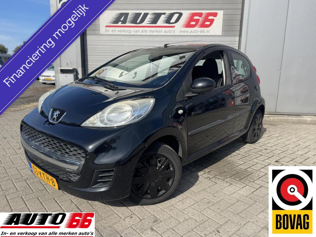 Peugeot 107 1.0-12V Sublime APK tot 11-2026, Auto's, Voorwielaandrijving, Stof, Gebruikt, Zwart