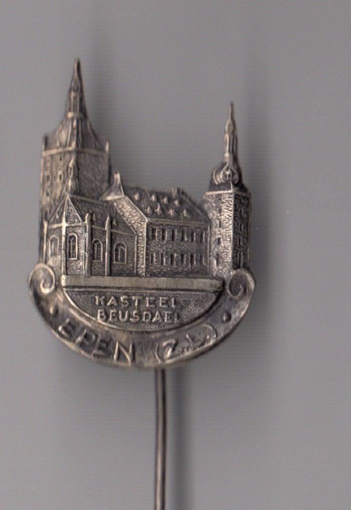 Epen Kasteel Beusdael speldje, Gebruikt, Niet vindbaar, Niet vindbaar, Speldje of Pin