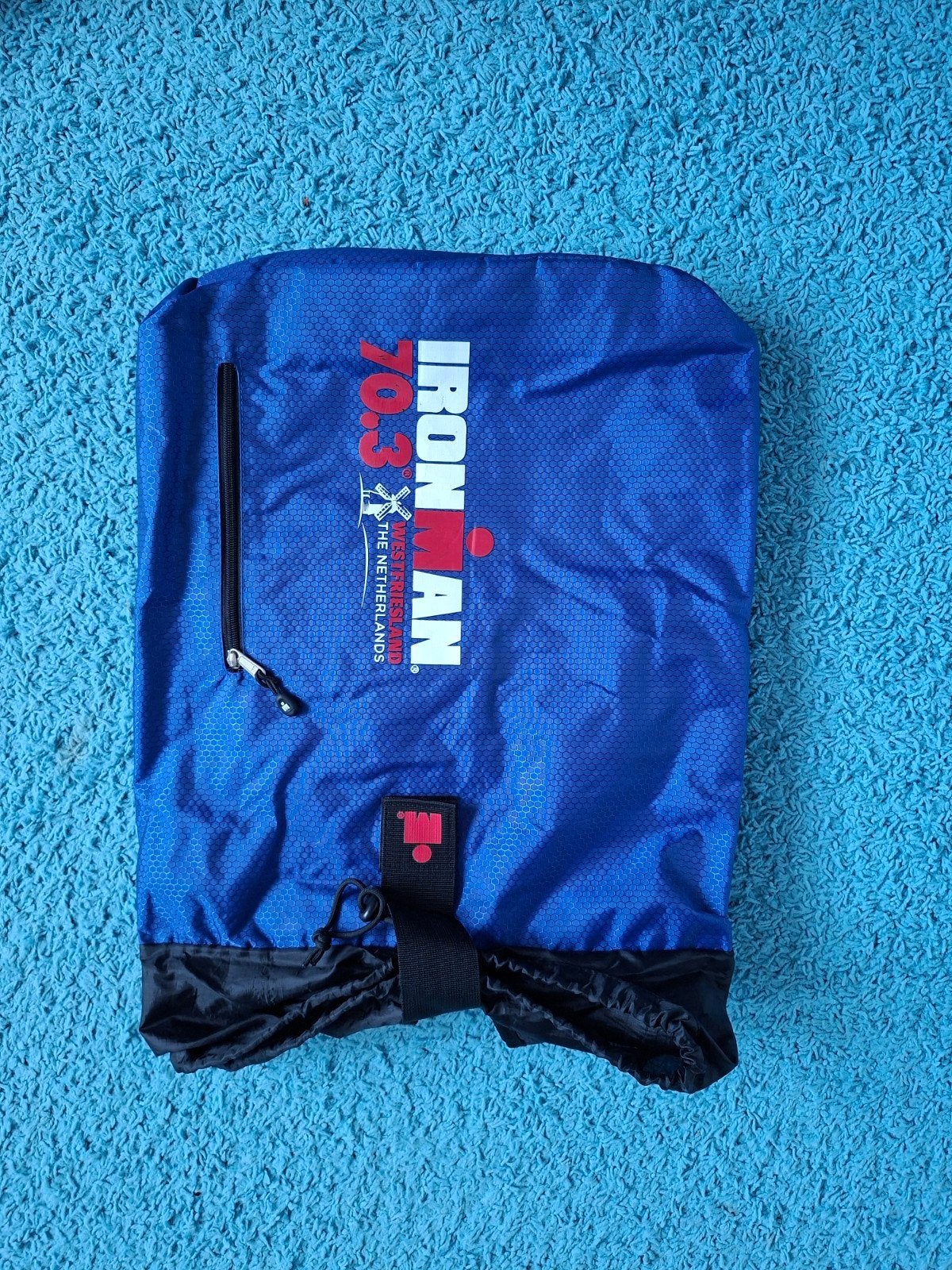 Ironman 70.3 The Netherlands Rugzak - Blauw, Gebruikt, 25 tot 40 cm, Ophalen of Verzenden, Overige merken