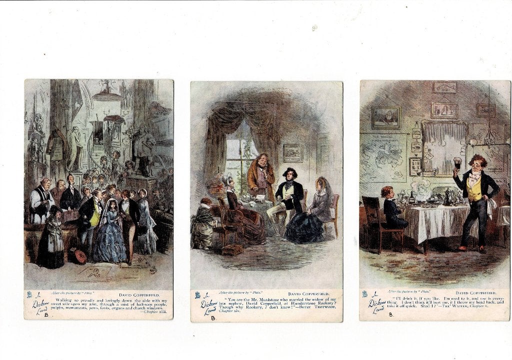 David Copperfield, 3 stuks, Ophalen of Verzenden, 1920 tot 1940, Gelopen, Overige thema's