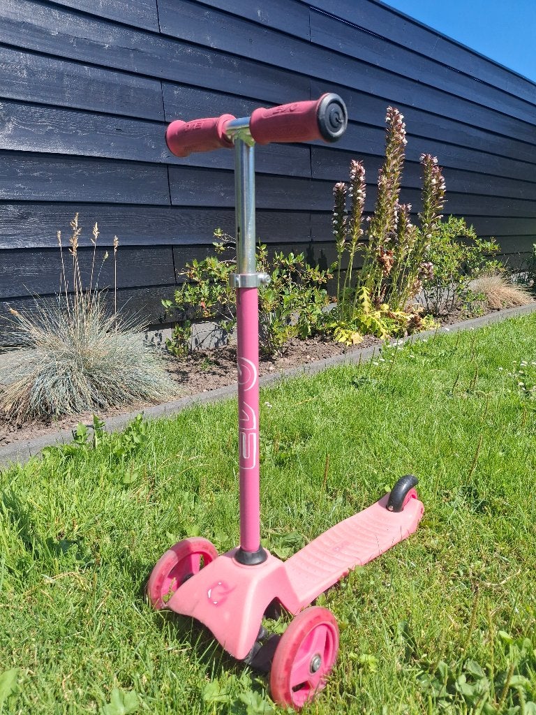 Evo mini cruiser scooter step 3 wielen roze, Ophalen of Verzenden, Gebruikt, Gewone step, EVO