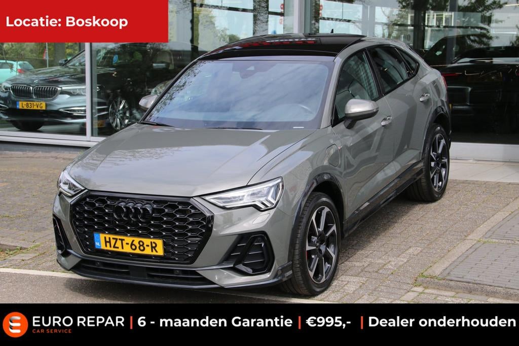 Audi Q3 Sportback 45 TFSI e S-LINE PANO-DAK VOL!, Auto's, Audi, Gebruikt, Euro 6, 150 pk, Plug-in hybride