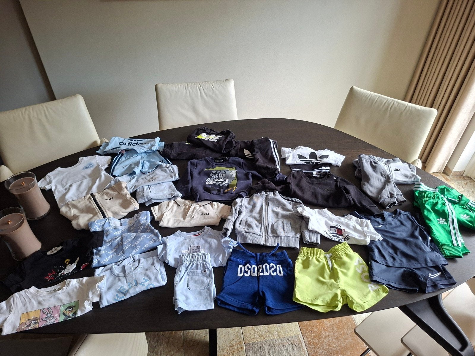 kenzo versace dsquared2 off white enz van 0 t/m 9 maanden, Ophalen of Verzenden