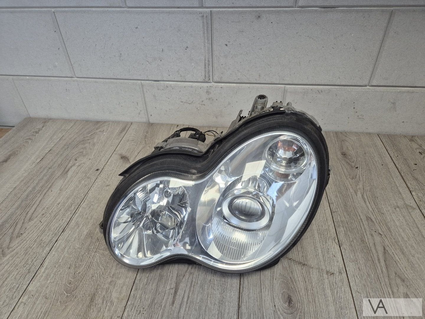 Koplamp links XENON Mercedes C klasse W203 04-07 A2038203761, Gebruikt, -, Ophalen of Verzenden, -