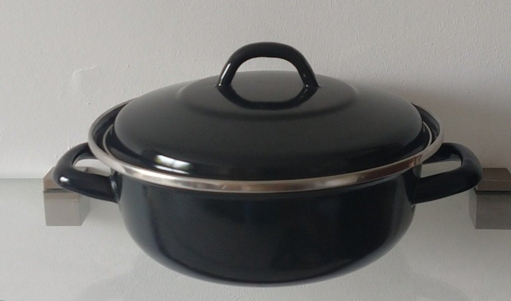 braadpan Le Chef, volgnr 55, Gebruikt, Braadpan, Met deksel, Aluminium