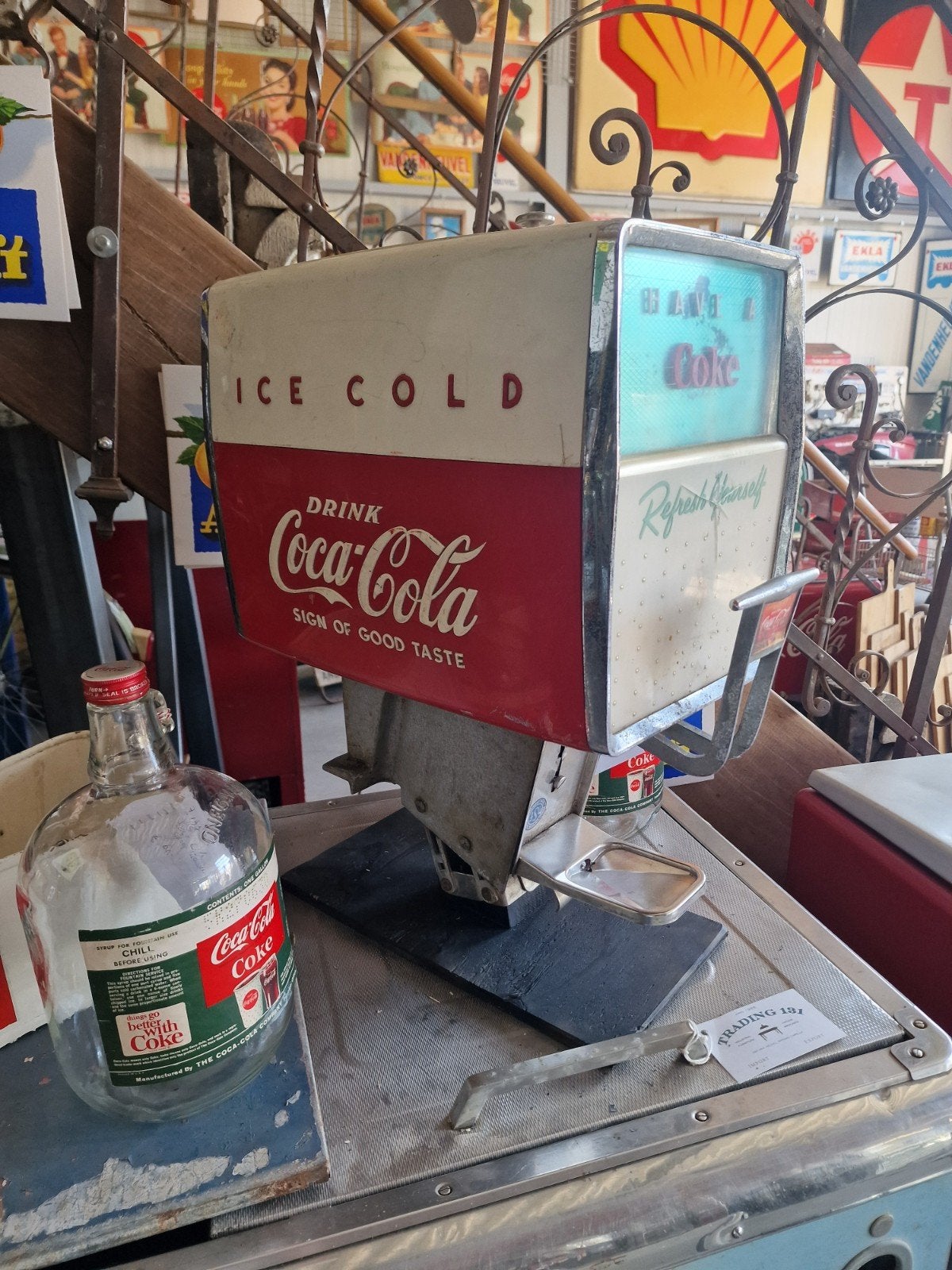 Coca-Cola  Fountain dispenser, Ophalen, Gebruikt