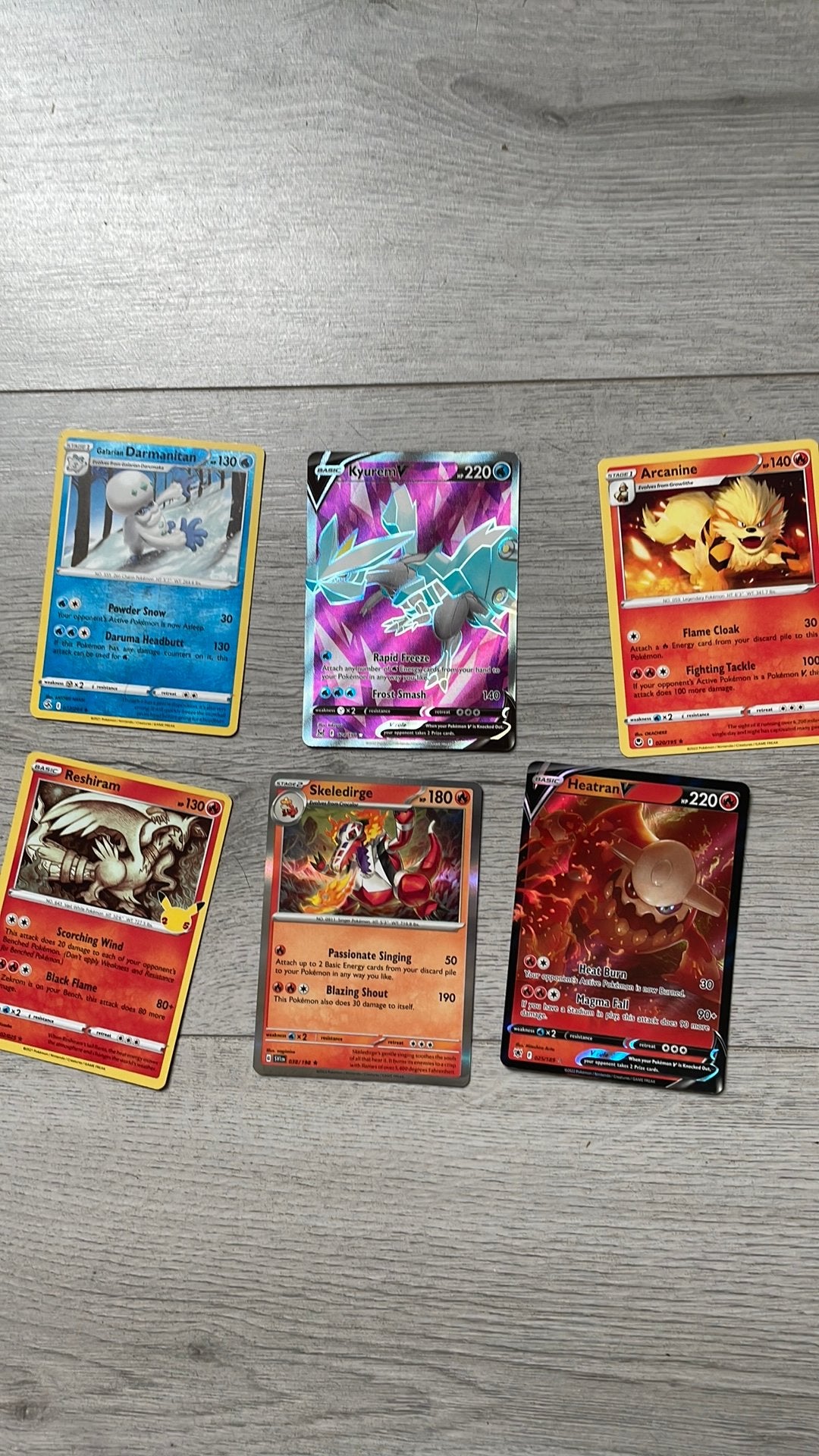 10 verschillende pokemon kaarten, Ophalen, Meerdere kaarten