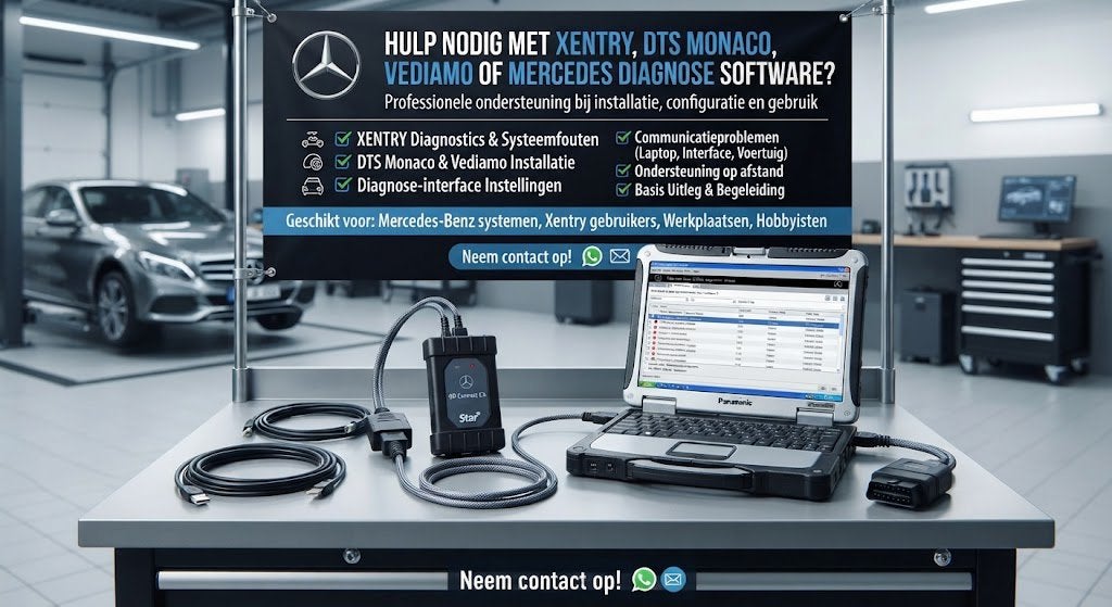 Xentry, DTS Monaco, Vediamo diagnose software Professionele, Ophalen of Verzenden