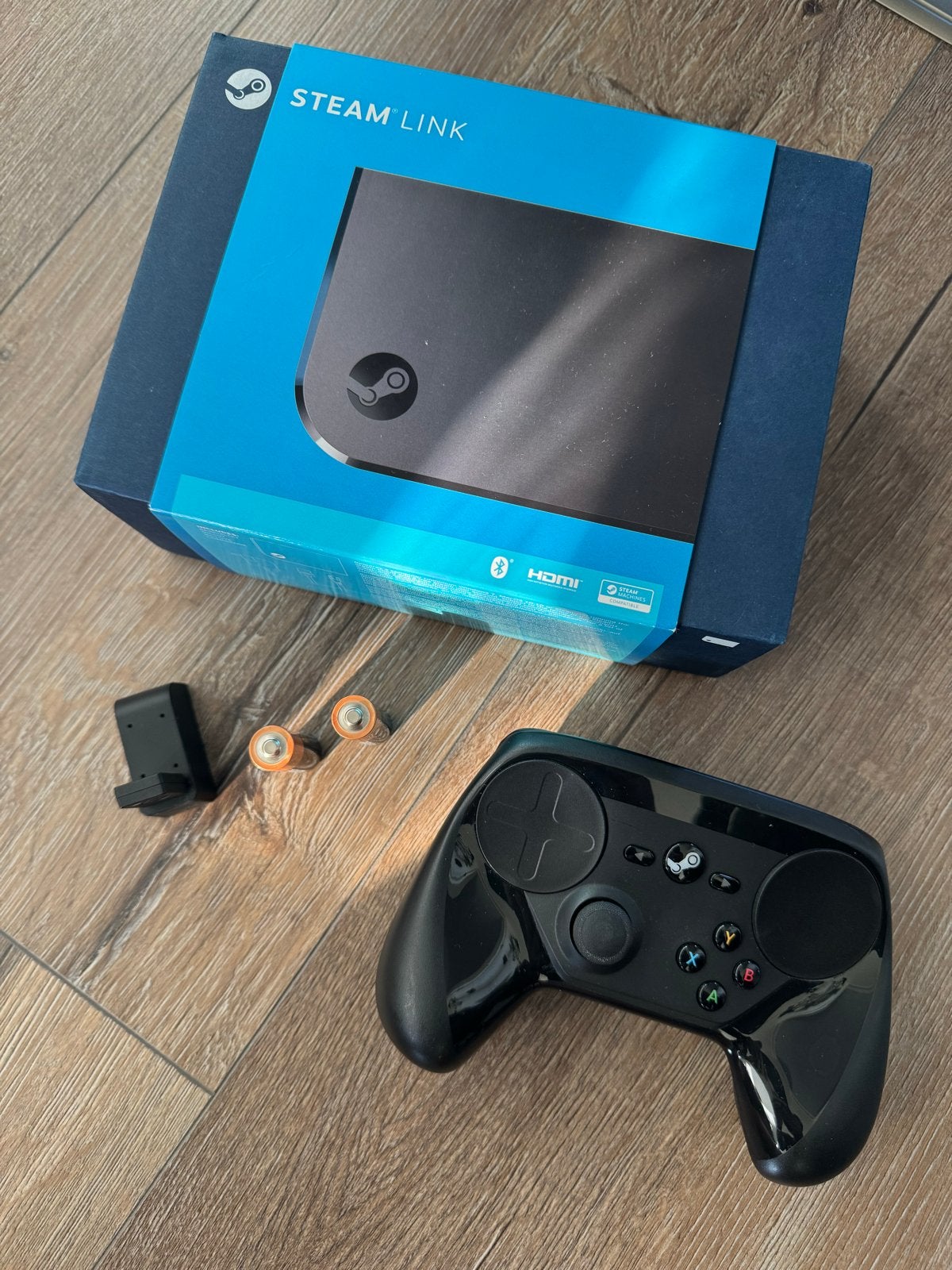 Valve Steam Controller & Steam Link Set, Spelcomputers en Games, Spelcomputers | Overige Accessoires, Gebruikt, PC, Overige typen