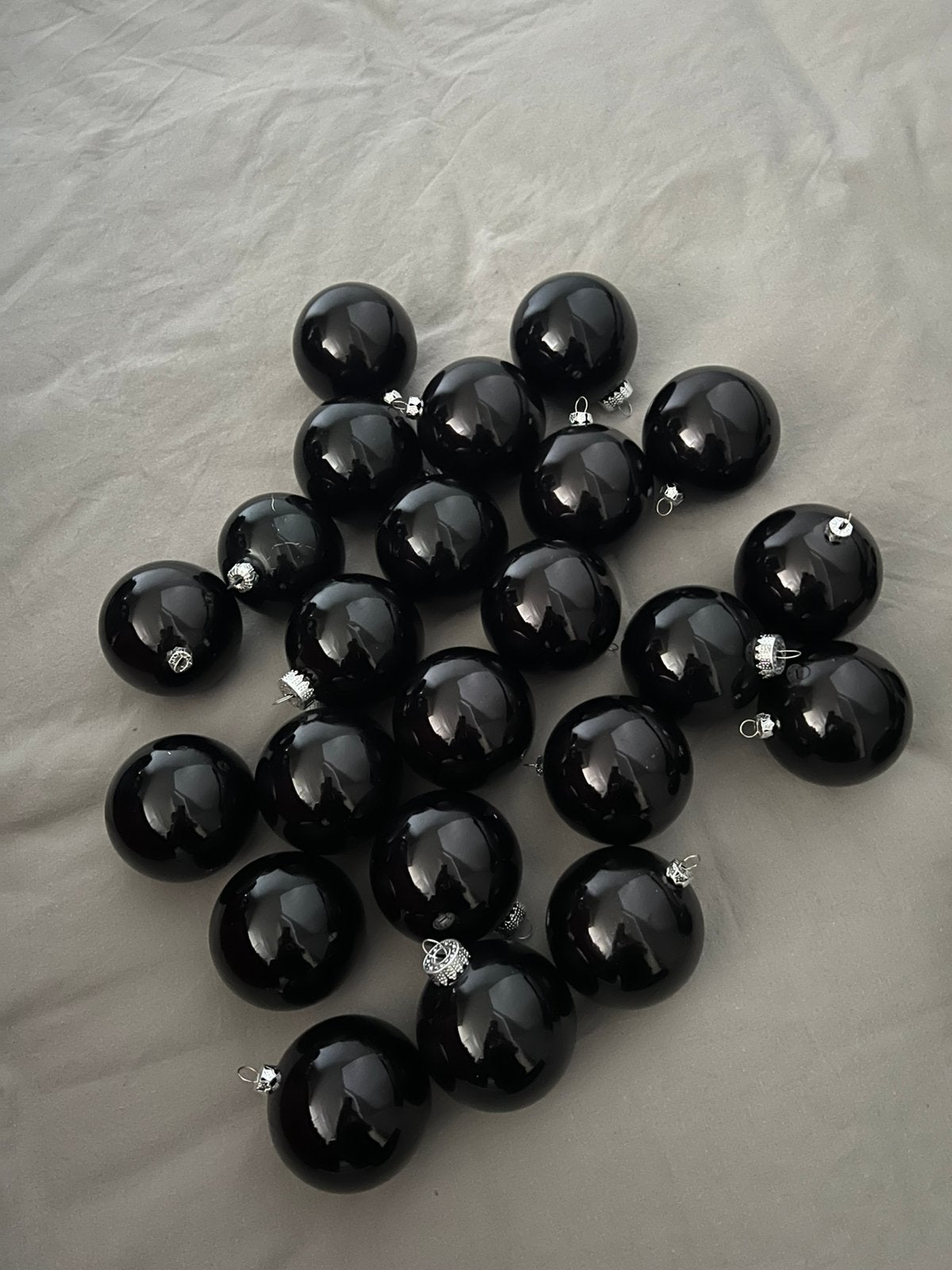 Kestballen , pegels en piek zwart, Diversen, Kerst, Ophalen of Verzenden, Gebruikt
