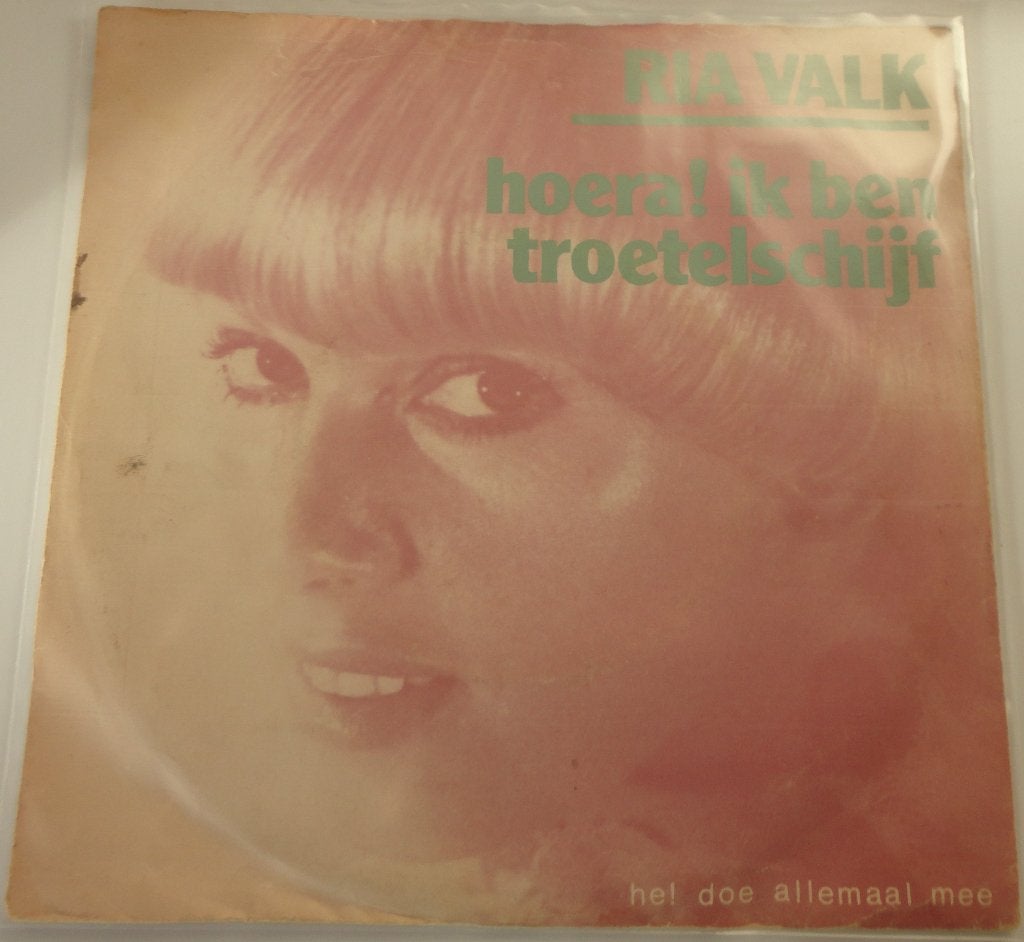 Ria Valk > Hoera ik ben troetelschijf, Gebruikt, 7 inch, Single, Ophalen of Verzenden