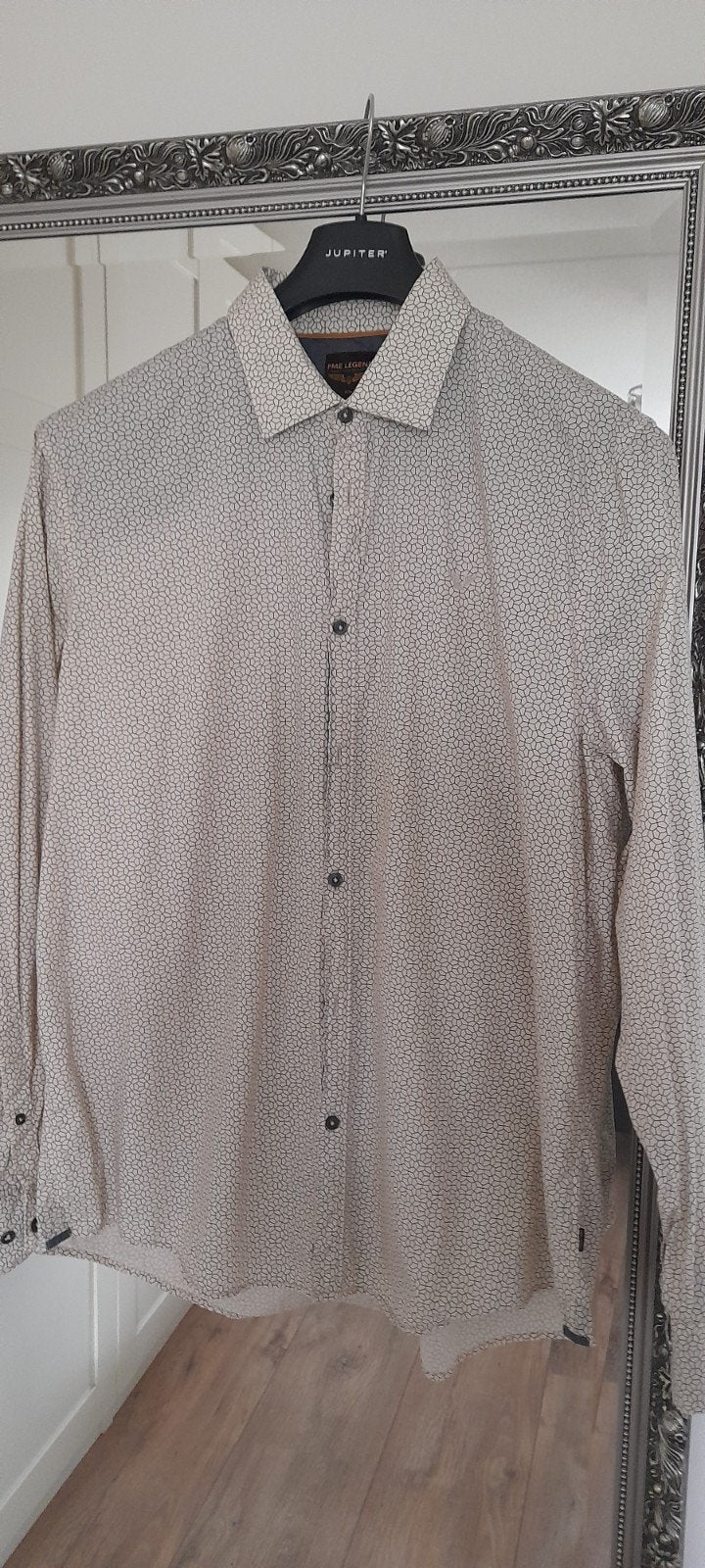 PME Overhemd xxxl, Kleding | Heren, Ophalen, Beige, Zo goed als nieuw, Overige halswijdtes