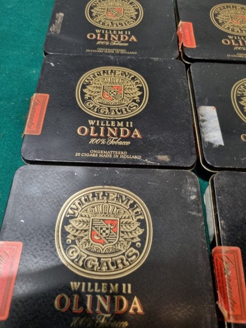 sigarenblikken olinda 8 stuks, Verzamelen, Blikken, Ophalen of Verzenden