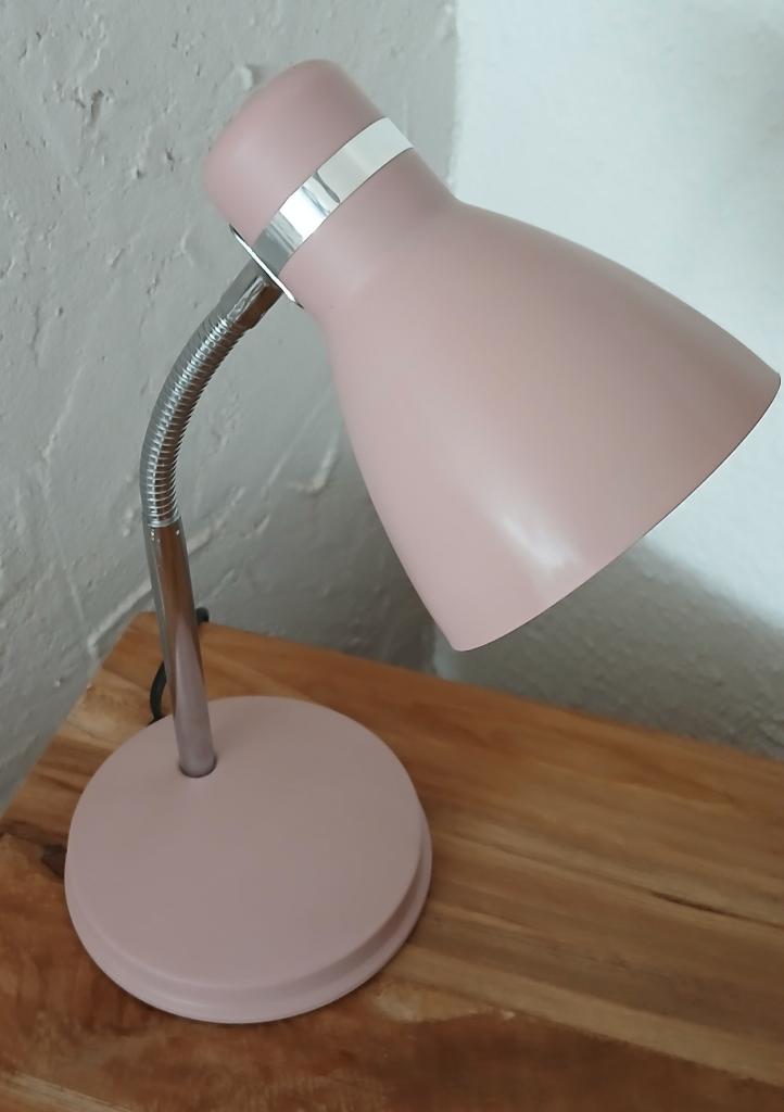 Lamp Flexibele bureaulamp Pipo Roze E27 - Geschikte Led, Ophalen of Verzenden, Zo goed als nieuw, Metaal