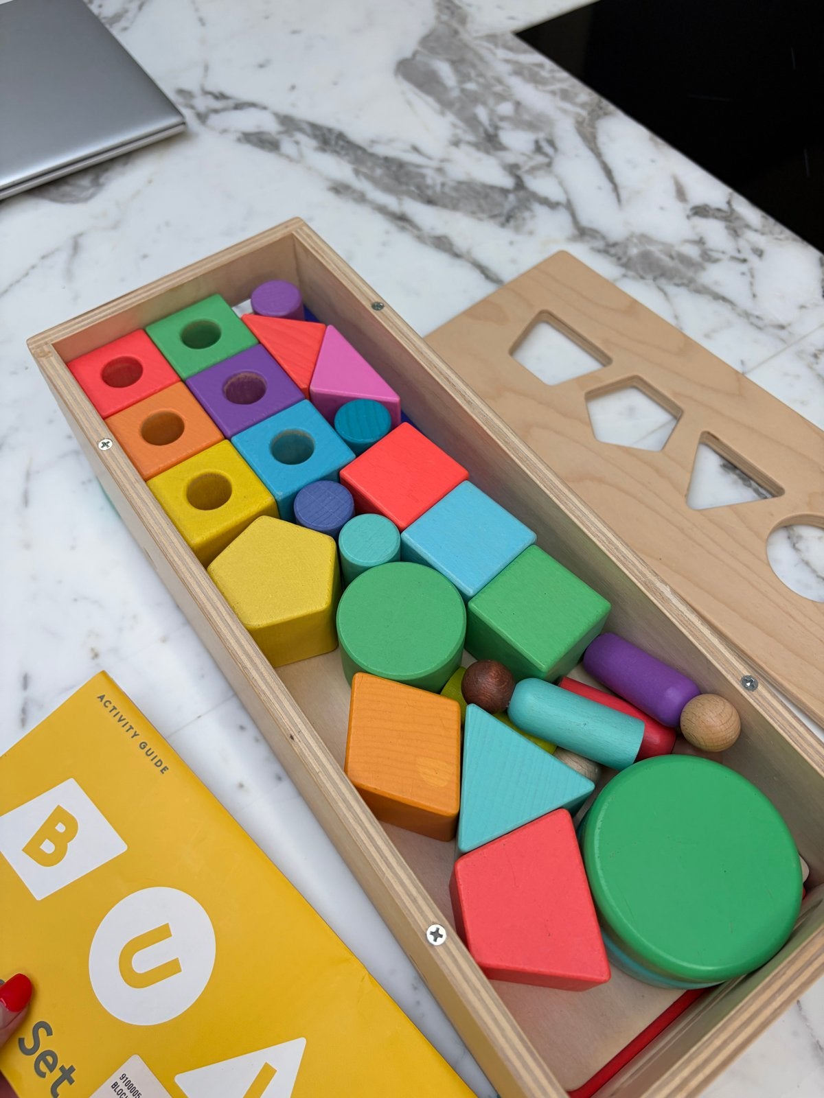 Lovevery The Block Set / Blokkendoos - Montessori Speelgoed, Kinderen en Baby's, Ophalen of Verzenden, Zo goed als nieuw, Overige merken