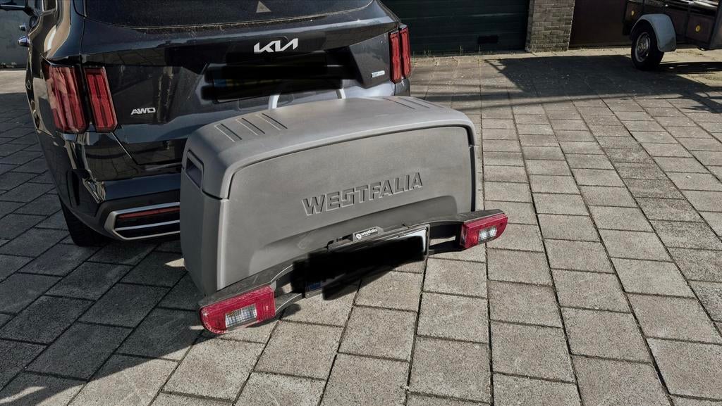 Westfalia Automotive fietsendrager en bagagebox, Ophalen, Zo goed als nieuw