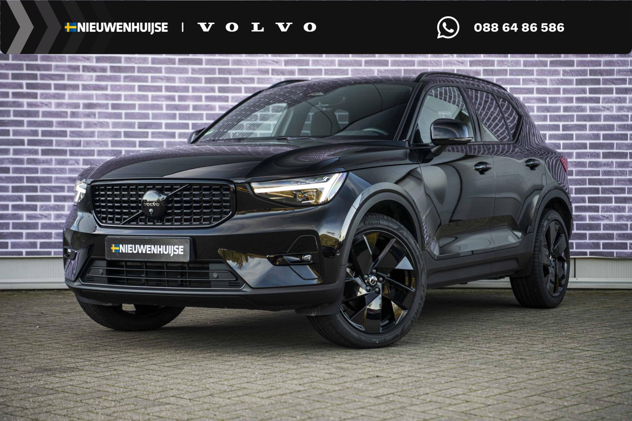 Volvo XC40 2.0 B3 Plus Dark Black Edition | Harman Kardon Au, Auto's, Volvo, Gebruikt, Euro 6, 4 cilinders, Bedrijf