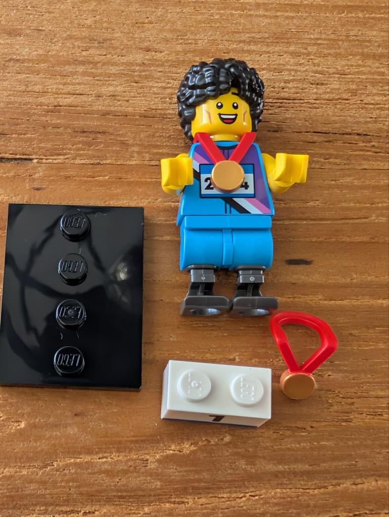 Lego Minifigures serie 25/ Sprinter, Lego, Ophalen of Verzenden, Zo goed als nieuw, Minifiguren serie