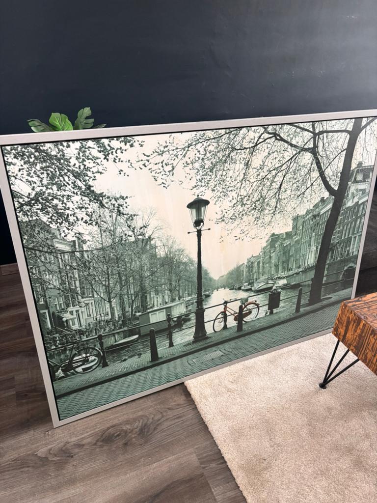 Ikea schilderij met lijst, Huis en Inrichting, 125 cm of meer, Ophalen of Verzenden, Zo goed als nieuw, Schilderij