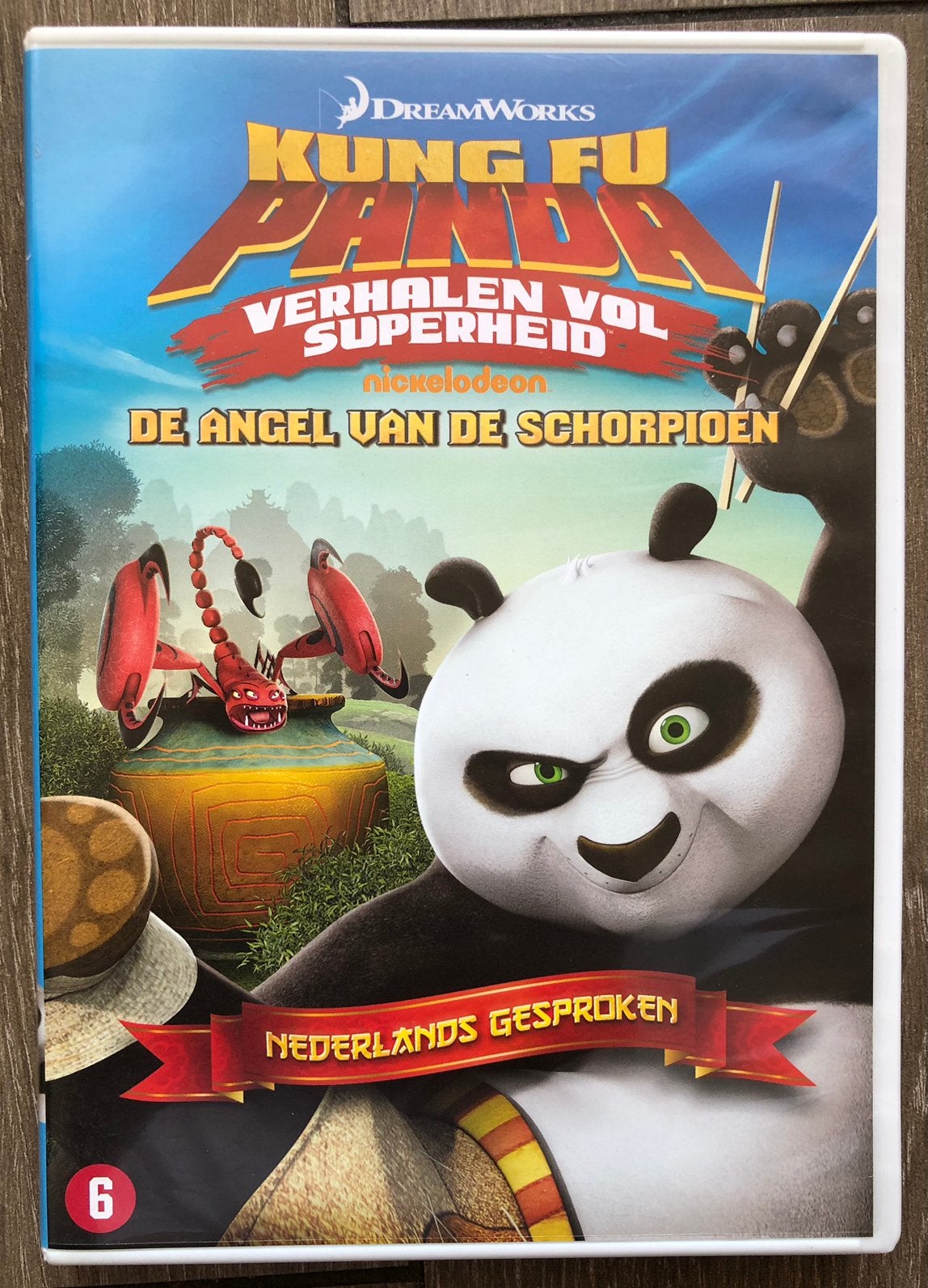 dvd: Kung Fu Panda - De angel van de schorpioen., Gebruikt, Amerikaans, Overige typen, Ophalen of Verzenden