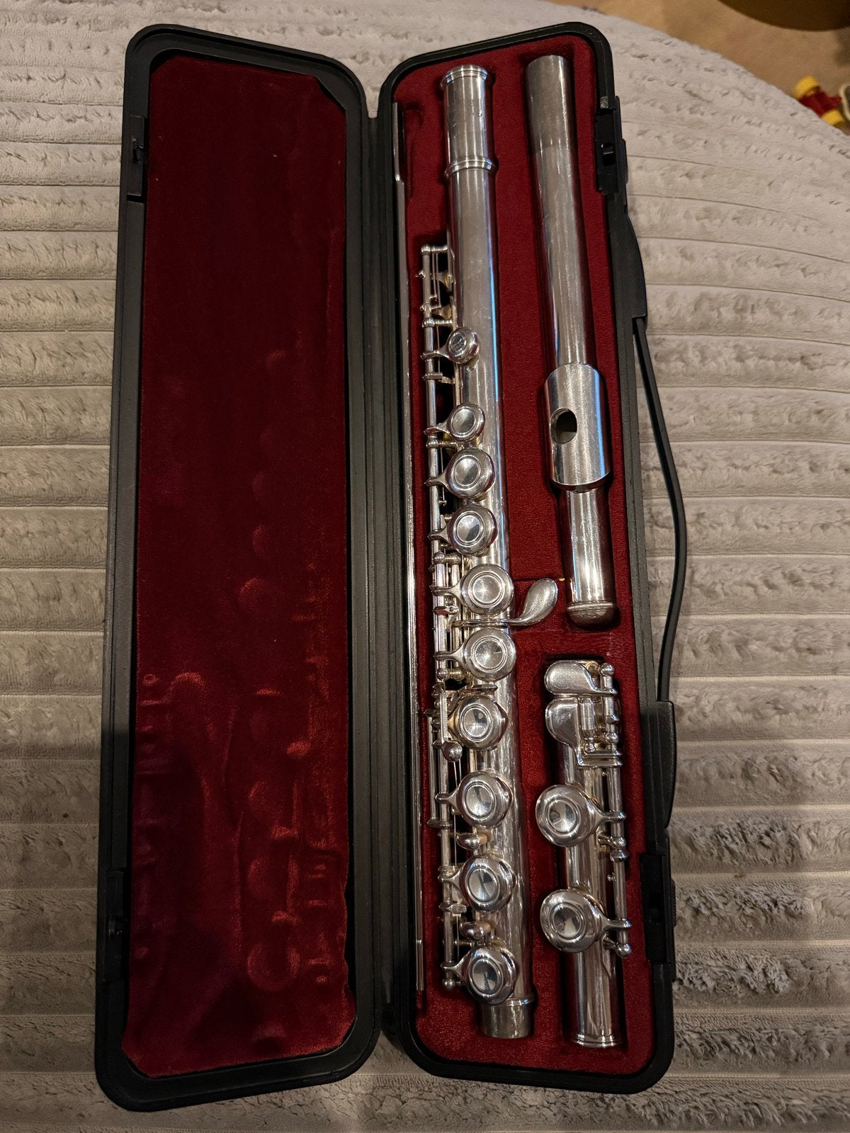 Yamaha 211sII Dwarsfluit - Nagekeken en Speelklaar, Muziek en Instrumenten, Blaasinstrumenten | Dwarsfluiten en Piccolo's, Ophalen of Verzenden