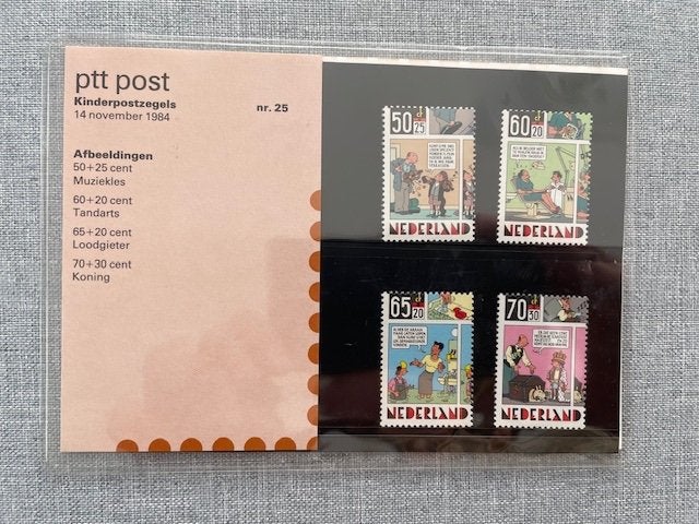 Postzegelmapje PZM25 - Kinderzegels 1984 Postfris, Ophalen of Verzenden, Postfris, Overige thema's