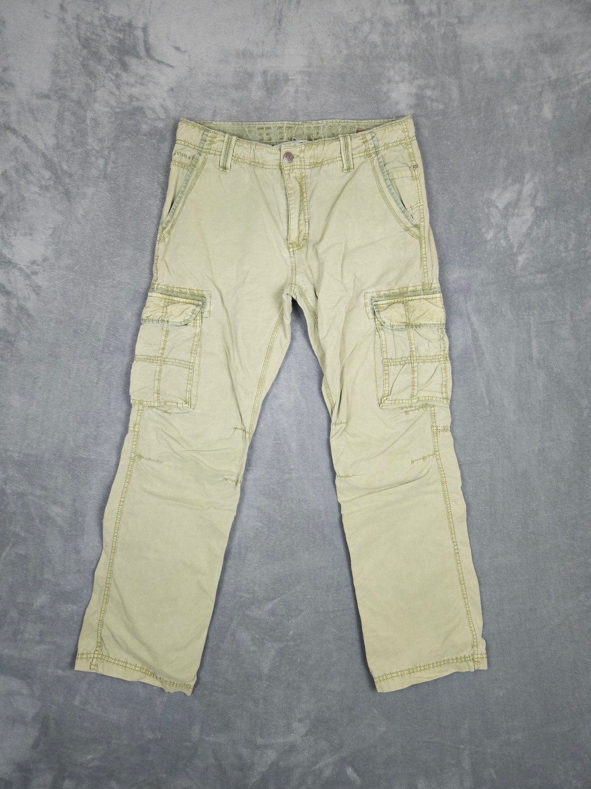 55 Stage Broek Stage 1 Combat Cargo W36 L32 Groen Jeans ., Kleding | Heren, Spijkerbroeken en Jeans, Overige kleuren, 55 stage