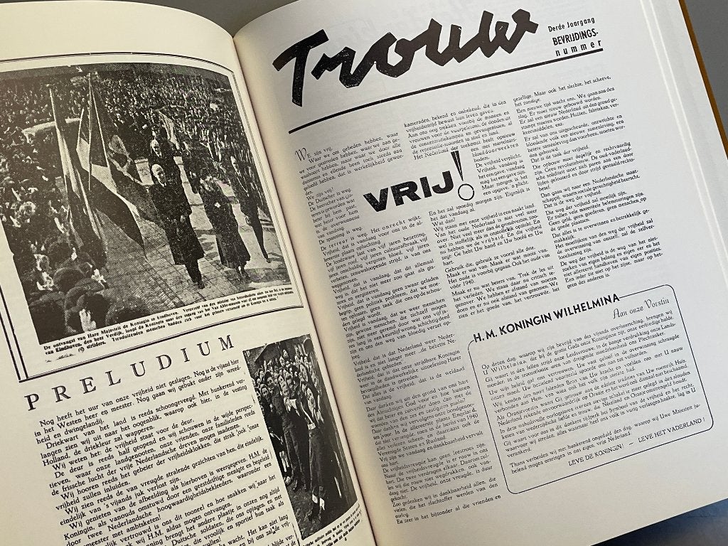 Trouw een ondergrondse krant  Heruitgave alle nummers  WOII, Ophalen of Verzenden, Overige soorten, Nederland, Boek of Tijdschrift