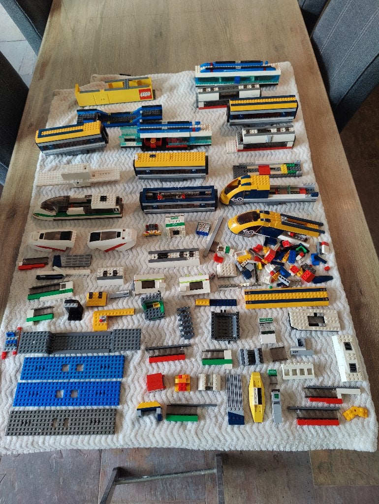 zeer grote partij trein onderdelen, Ophalen of Verzenden, Gebruikt, Accessoire, Lego