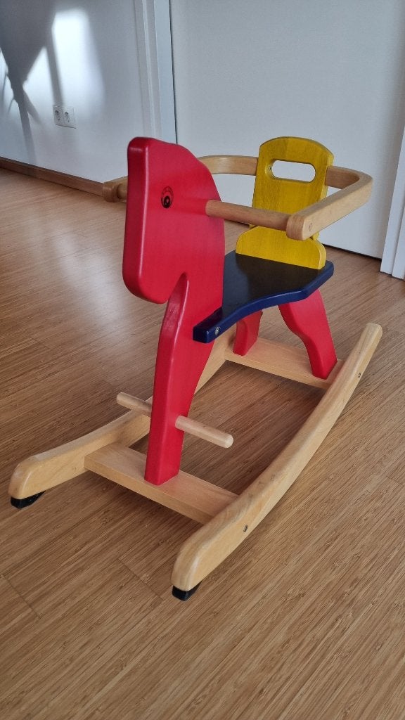 Houten hobbelpaard voor kinderen, Ophalen, Gebruikt